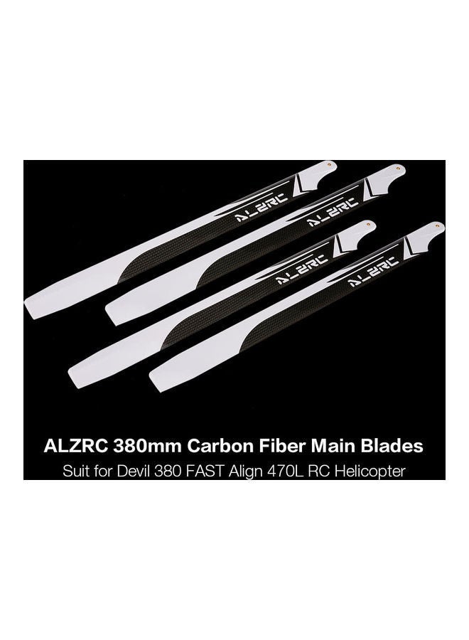 NIBEMINENT 4-Piece Carbon Fiber Helicopter Blades - Image 2