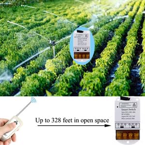ROBOWAY 2 Channel Wireless Two Button RF Remote ON-Off Model 433MHz EV1527 Learning Code - White (1 Remote) - Image 4