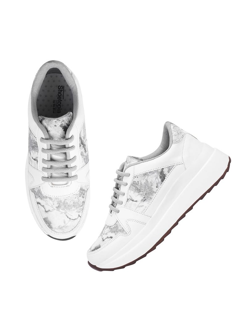 Shoetopia Women's Flat Sneakers - Image 3