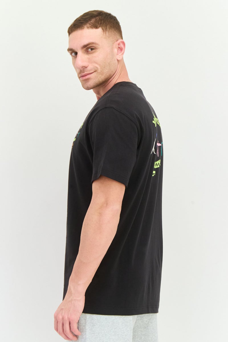 PUMA Men Sportswear Fit Short Sleeve Outdoor T Shirt, Black - Image 3