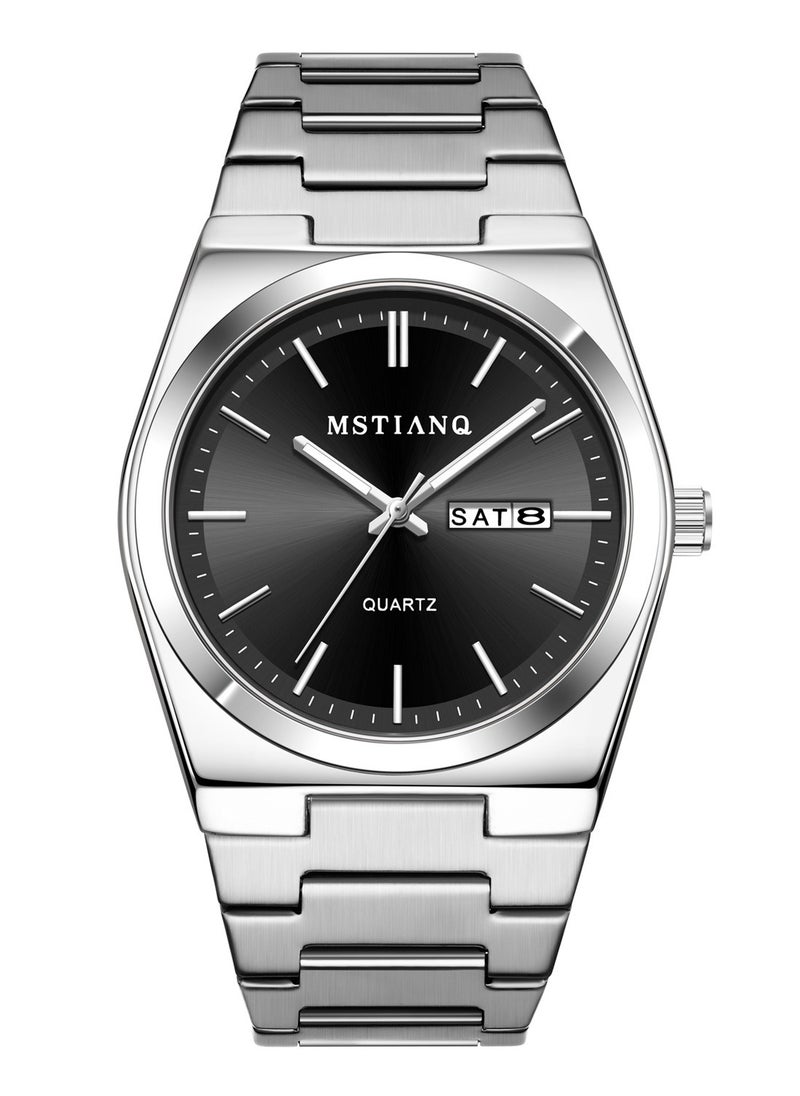 MSTIANQ Watches for Men Stainless Steel Quartz Water-Resistant Men's Watch  - Image 1