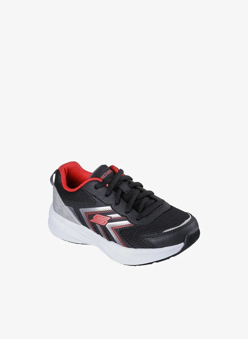 سكيتشرز Boys Microspec Tread Lace-Up Sneakers
