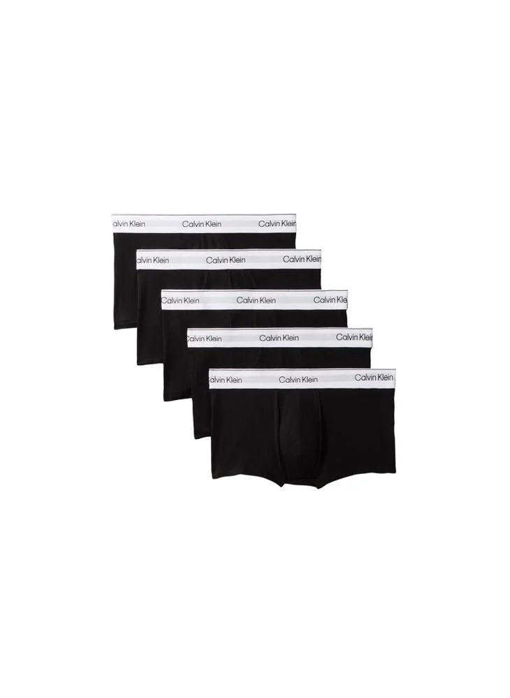 Calvin Klein 5 Pack Low Rise Trunks - Icon Cotton Stretch
