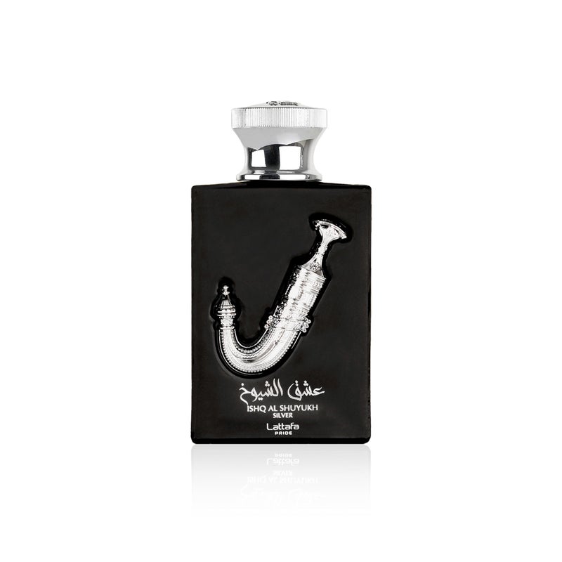Lattafa ISHQ Al Shuyukh Silver 100ML – Bold & Elegant Scent - Image 2