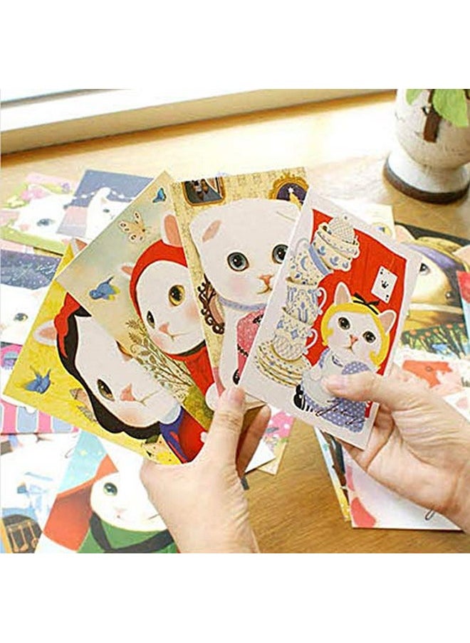 Adam Victor Adam Victor Merry Christmas Greeting Cards, Lovely Cartoon Creative Various Cats Postcard / Mini Gift Greeting Cards - 20 Postcards, Best Gift Cards for Kids, Families, Friends, Colleague  - Image 4