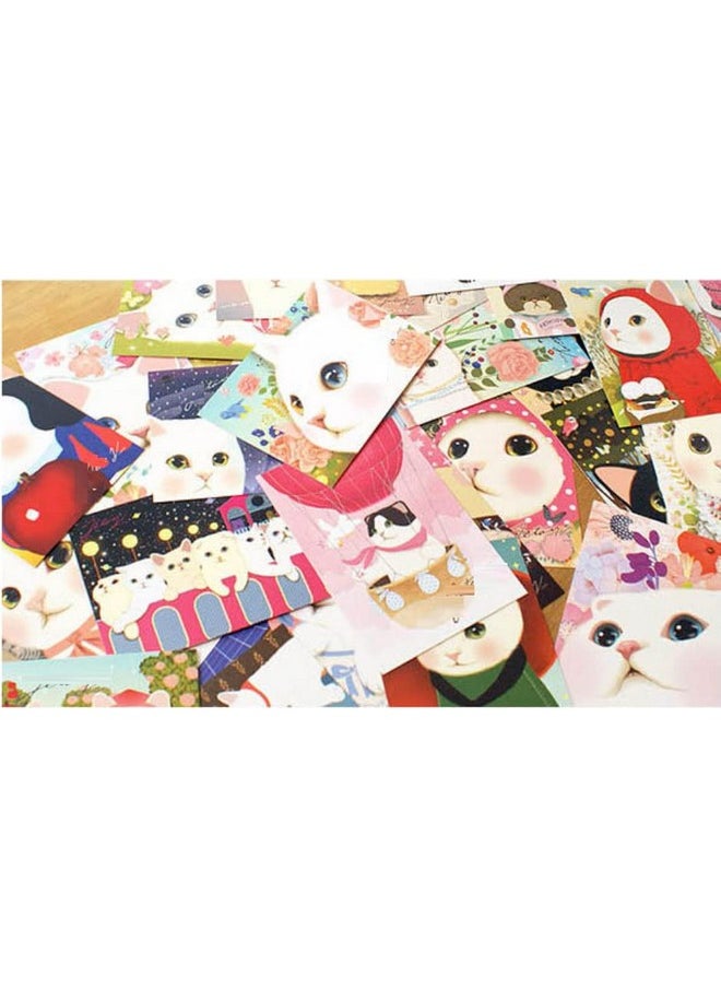 Adam Victor Adam Victor Merry Christmas Greeting Cards, Lovely Cartoon Creative Various Cats Postcard / Mini Gift Greeting Cards - 20 Postcards, Best Gift Cards for Kids, Families, Friends, Colleague  - Image 3