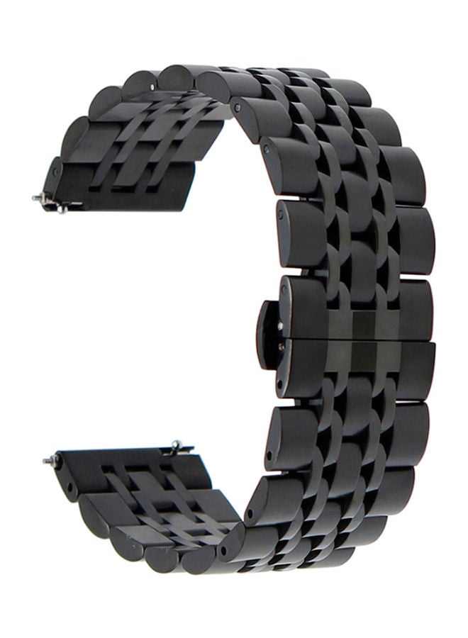 نيبمينينت سوار بديل لساعة سامسونج جير S3 أسود