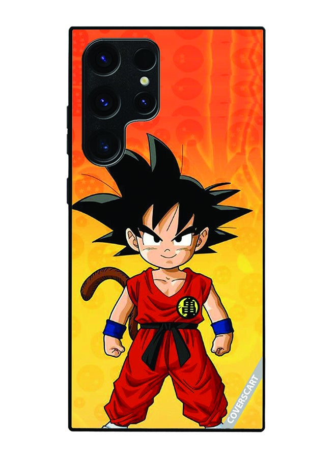 COVERSCART Protective Case Cover For Samsung Galaxy S24 Ultra Goku Cartoon Design Multicolour