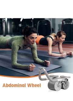 Zoom Plus Elbow Support Automatic Rebound Abdominal Wheel，Ab Roller for Abdominal Exercise Machine，Abs Workout Equipment，Dolly Core Strengthening Trainer Fitness Belly Training  - Image 2