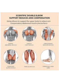 Zoom Plus Elbow Support Automatic Rebound Abdominal Wheel，Ab Roller for Abdominal Exercise Machine，Abs Workout Equipment，Dolly Core Strengthening Trainer Fitness Belly Training  - Image 4