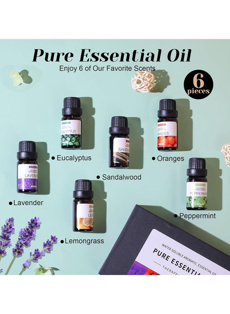 TIGER Essential Oils Set Top 12 Blends For Diffusers, Home Care, Candle Making Scents, Fragrance, Aromatherapy, Humidifiers Lavender, Oranges, Eucalyptus, Lemon, Peppermint & Sandalwood 10ML Each Bottle - Image 4