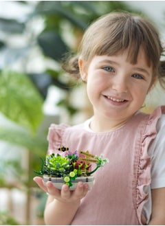 Y&D Mini Bricks Bonsai Model, Simulation Particle Flower Botanical Collection Construction Building Creative DIY for Kids Adult Home Decor  - Image 4