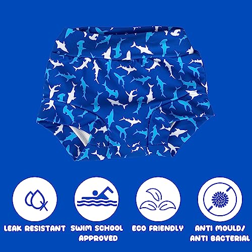 BIG ELEPHANT Baby Swim Diapers 3pcs, Reusable Adjustable Washable Waterproof Swimming Diaper for Boy's and Girl's, 3T - Image 5