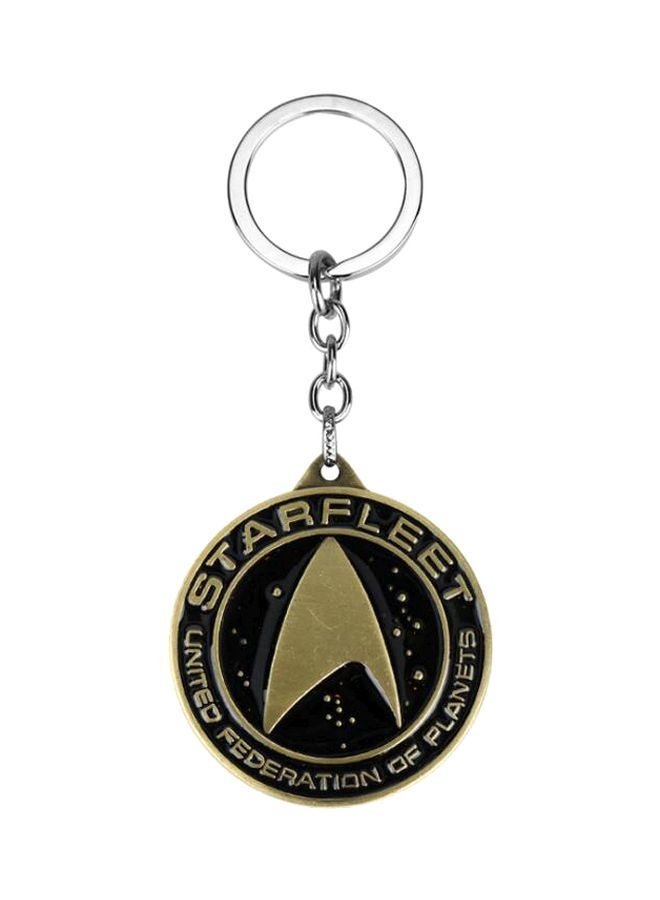 NIBEMINENT Starfleet Sign Key Tags And Chain Bronze/Black