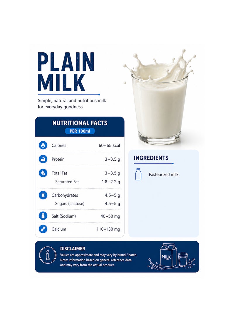 alrabie Full Fat Plain Milk - Image 3