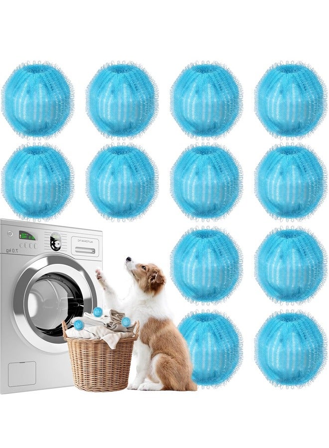 12PCS Pet Hair Remover for Laundry, Effective Laundry Hair Catcher, Laundry Pet Hair Catcher for Clothe Bedding - Image 1