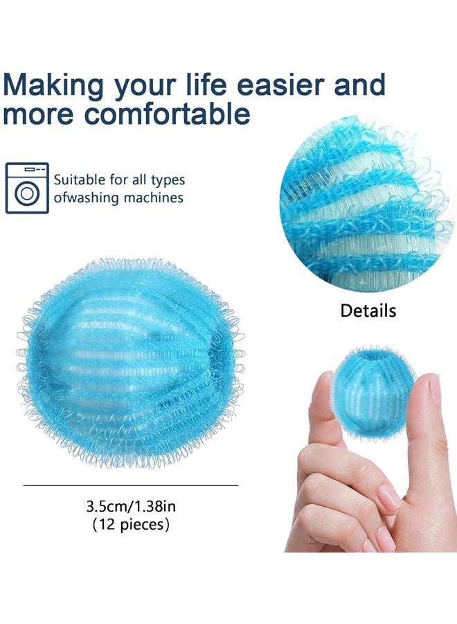 12PCS Pet Hair Remover for Laundry, Effective Laundry Hair Catcher, Laundry Pet Hair Catcher for Clothe Bedding - Image 2