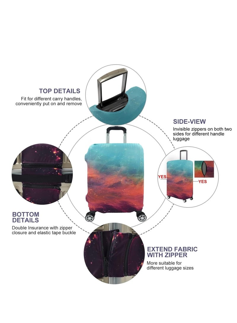 KASTWAVE Luggage Cover, Washable Suitcase Cover, Anti-scratch Suitcase Protector Fits 18-32 Inch Luggage (M) - Image 2