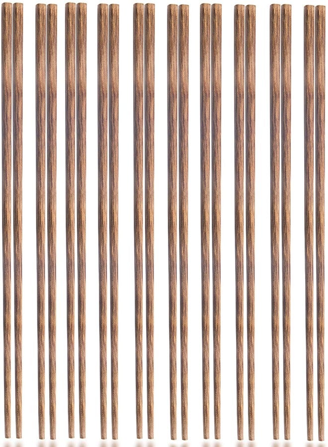 ikis - Chopsticks,Chop Sticks Wooden, Chopsticks, 10 Pairs Reusable Chinese Chopsticks with No Wax, Paint - Image 1