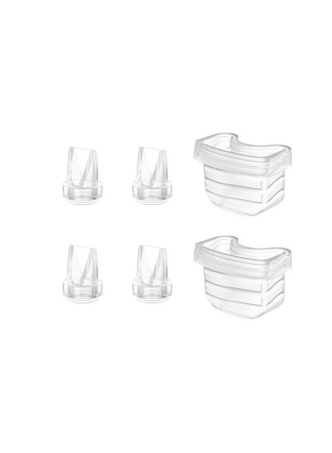 TOVVILD صمام دك بيلد من توفيلد، غشاء سيليكون 6 قطع، مناسب لمضخة الثدي موميد S21، متوافق مع ميسا مومغارو S18/S19، قطع غيار مضخة الثدي واستبدال الملحقات - Image 1