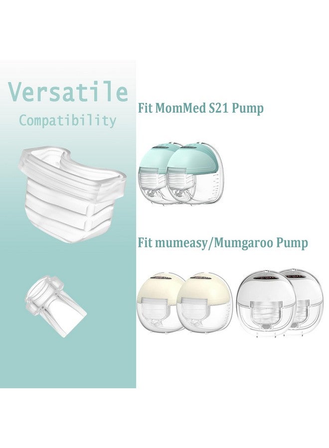 TOVVILD صمام دك بيلد من توفيلد، غشاء سيليكون 6 قطع، مناسب لمضخة الثدي موميد S21، متوافق مع ميسا مومغارو S18/S19، قطع غيار مضخة الثدي واستبدال الملحقات - Image 2