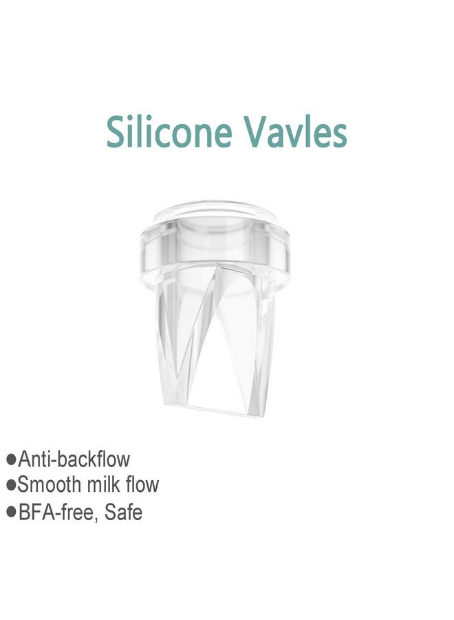 TOVVILD صمام دك بيلد من توفيلد، غشاء سيليكون 6 قطع، مناسب لمضخة الثدي موميد S21، متوافق مع ميسا مومغارو S18/S19، قطع غيار مضخة الثدي واستبدال الملحقات - Image 5