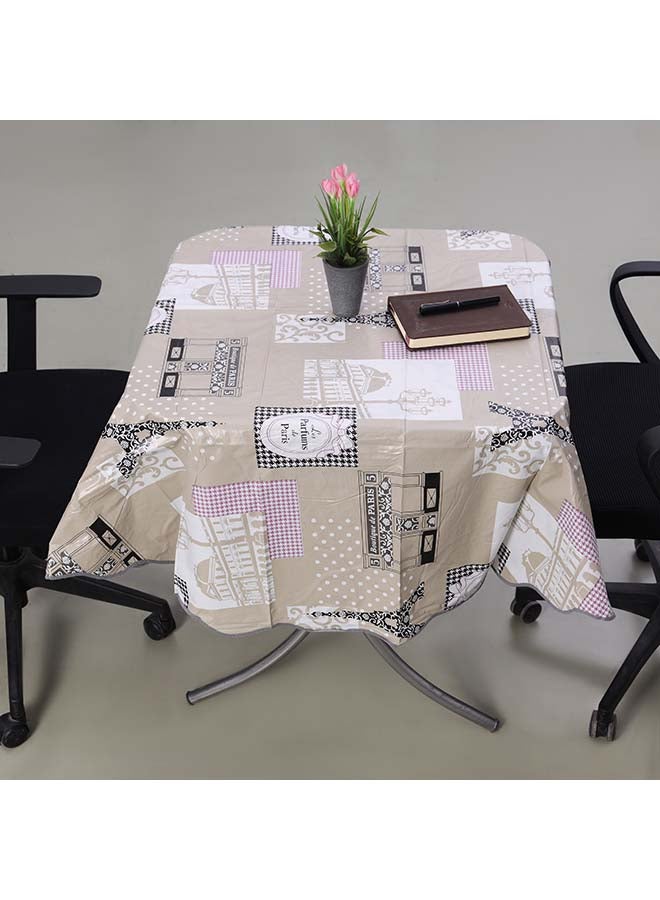 Royalford Table Cloth Elegant Design Premium Quality Pvc With Flannel Backing Multi Color Assorted Color 152Cm - Image 4