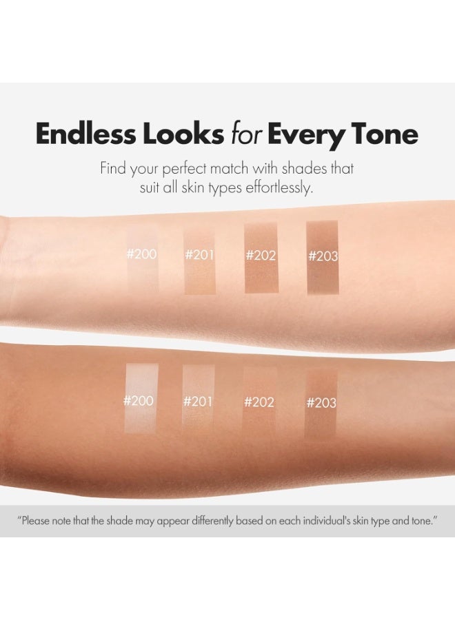 ELROEL بلانك كوفر كريم ستيك V وايت – ستيك كريم أساس كوري يتغير لونه مع البشرة، يحتوي على فولوفيلاين (درجة 202 ناتشورال). - Image 3