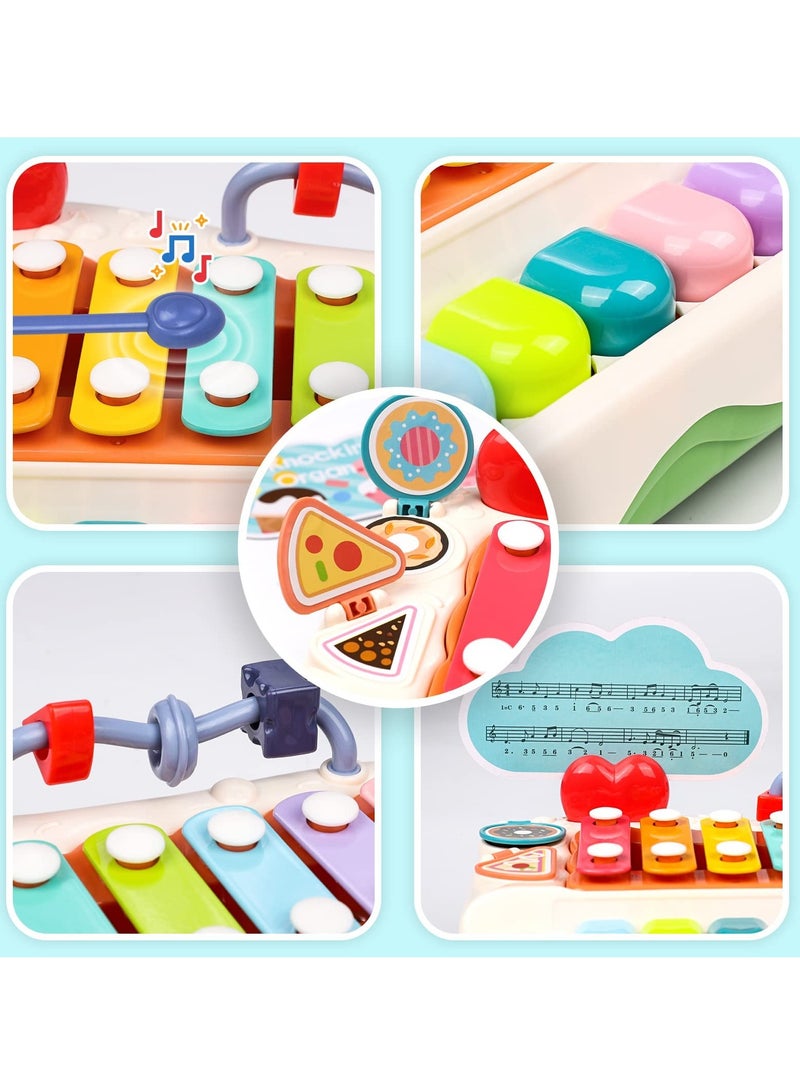 SYOSI Baby Piano Toys, Toddler Musical Instruments Kids Multi-Function Piano, Early Educational Gift for 2 3 4 5 6 Year Old Boys Girls - Image 3