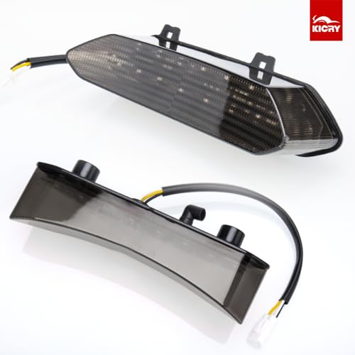 KICRY LED Smoked Black Tail Light Brake Taillight for Yamaha Raptor 700R 700 2006-2018 YFZ450R YFZ450X YFZ 450R 450X 450 R X 2009-2018(700-Smoke) - Image 3