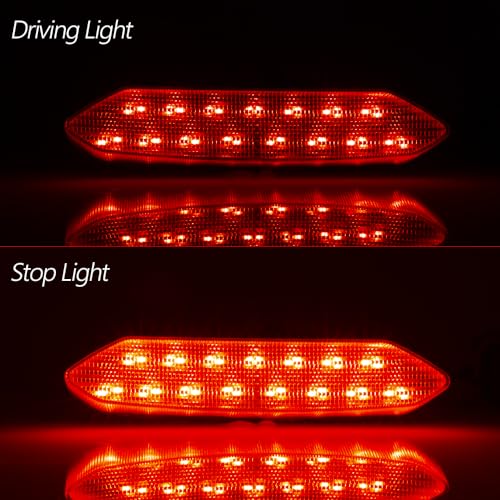 KICRY LED Smoked Black Tail Light Brake Taillight for Yamaha Raptor 700R 700 2006-2018 YFZ450R YFZ450X YFZ 450R 450X 450 R X 2009-2018(700-Smoke) - Image 2