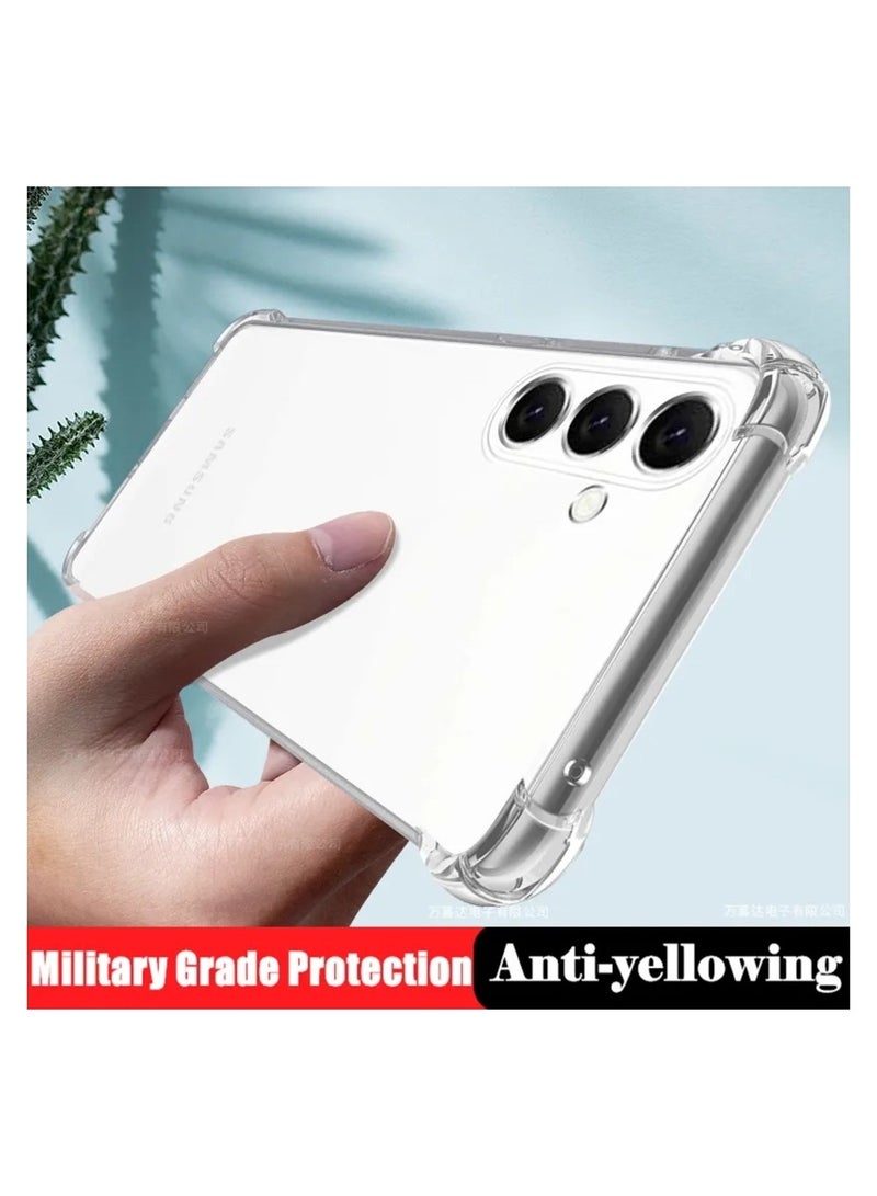Samsung Galaxy A14 5G Clear Cover Case soft TPU Transparent  Back Protective Case shock Absorbent Reinforced Corner for Samsung Galaxy A14 5G Clear