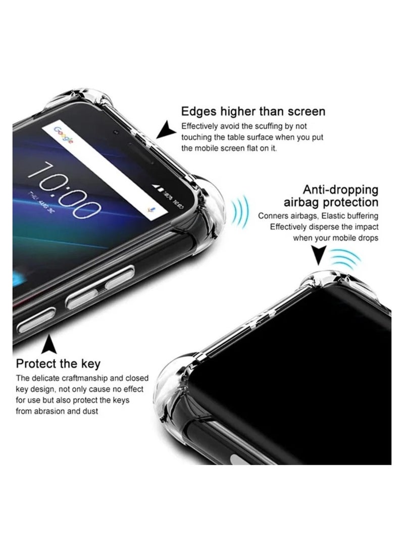 Samsung Galaxy A14 5G Clear Cover Case soft TPU Transparent  Back Protective Case shock Absorbent Reinforced Corner for Samsung Galaxy A14 5G Clear