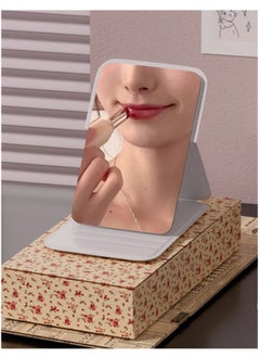 ماركة غير محددة 1 قطعة مرآة مكياج صغيرة محمولة قابلة للطي قابلة للطي  - Image 3