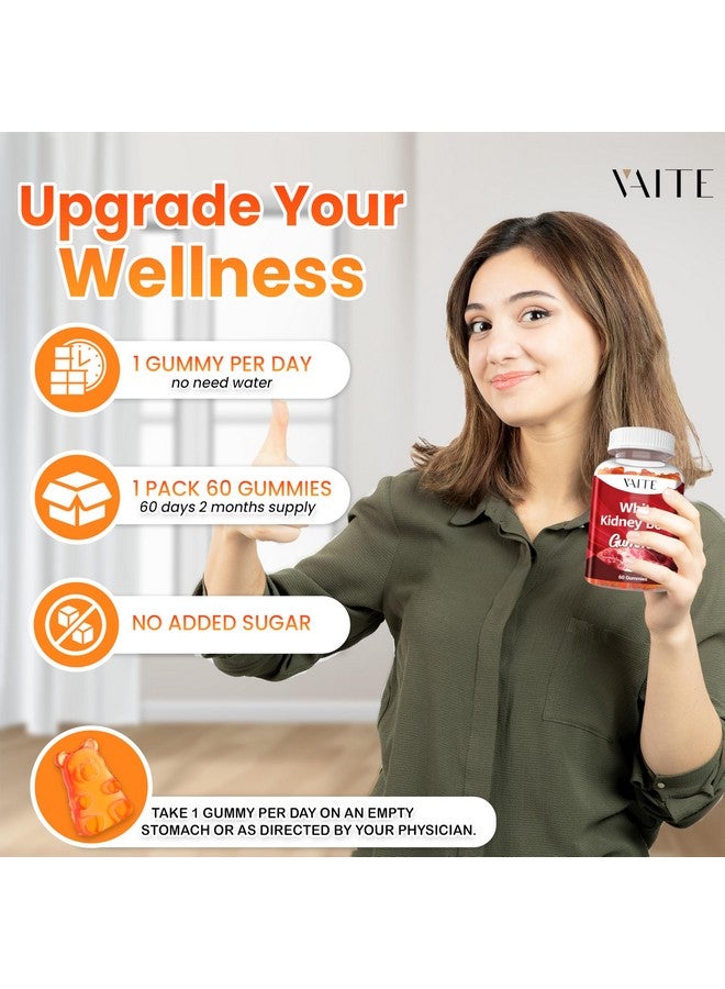 VAITE مستخلص الفاصوليا البيضاء 1000 ملغ - دعم مضادات الأكسدة والطاقة اليومية، ألياف نباتية من الفاصوليا، نباتي، غير معدّل وراثيًا، خالي من الغلوتين، بدون نكهات صناعية، 60 حبة جيلاتينية للرجال والنساء - Image 4