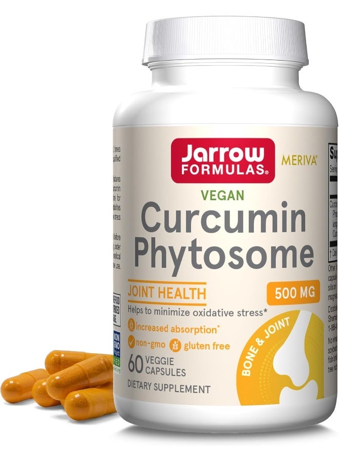 Jarrow Formulas, Curcumin Phytosome, Meriva, 500 mg, 60 Veggie Caps - Image 1
