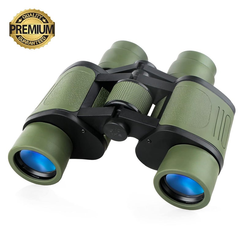 C DEVICE Cason- Professional Telescope Binoculars with Pouch, 8 X 40 HD Vision 8 X Zoom for Adults Long Distance Bird Watching, Sightseeing Wildlife Trekking - Green - Image 2