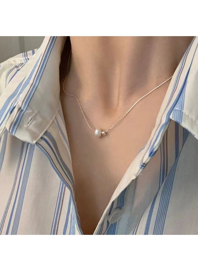 Goolsky Pearl Necklace – Non-Fading, Trendy INS Design, Faux Pearls Non-Fading, Daily Wear/INS Fashion Look/Parties, Minimalist Luxury - Image 2