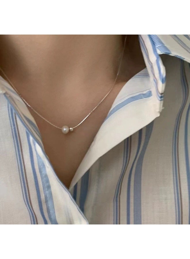 Goolsky Pearl Necklace – Non-Fading, Trendy INS Design, Faux Pearls Non-Fading, Daily Wear/INS Fashion Look/Parties, Minimalist Luxury - Image 4