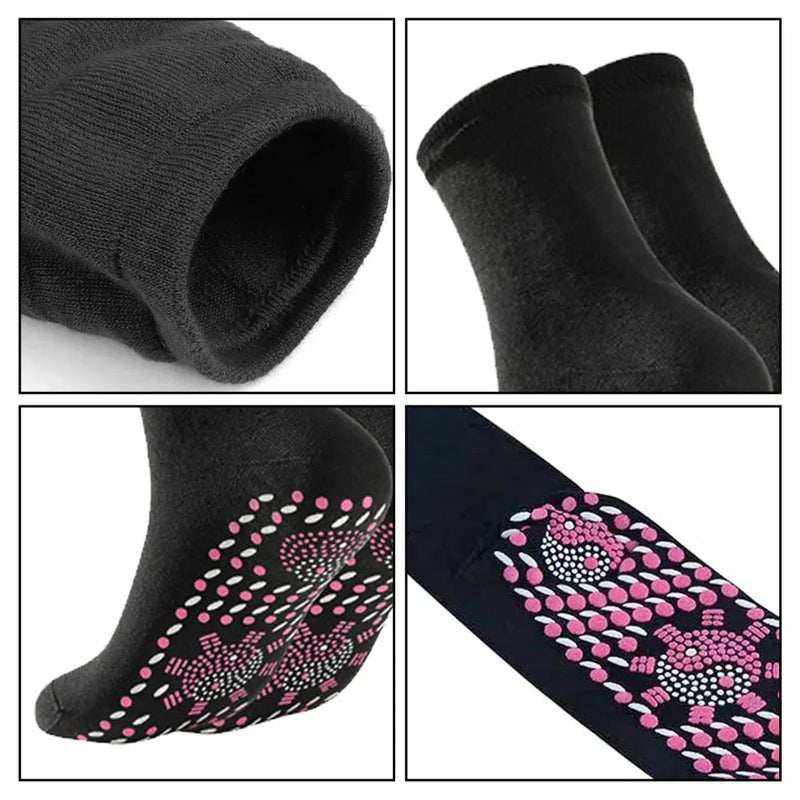 Winter Foot Massage Socks For Women - Comfortable, Warm, And Massaging Winter Socks  Thermal Self-Heating Sock - Image 4