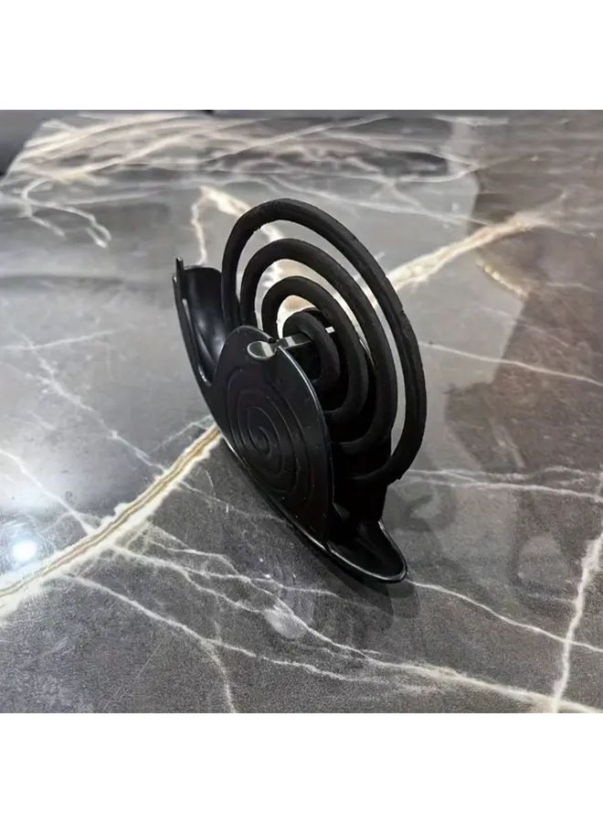 Creative Snail Mosquito Coil Burner with Ash Tray Fireproof Portable White - Image 3