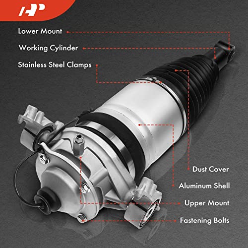 A-Premium Rear Right Air Suspension Shock Strut Compatible with Porsche Cayenne 2011-2018 3.0L 3.6L 4.8L, Passenger Side, Replace# 95835802000, 7P6616020J - Image 2