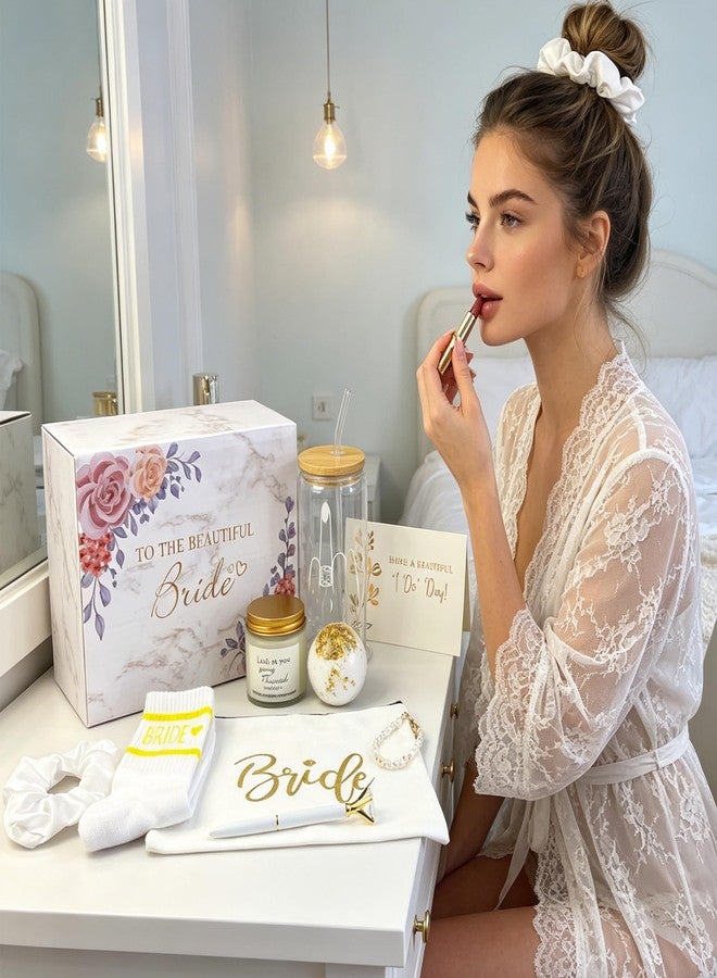 PPXMEEUDC 10 PCS Bride Gift Box Bridal Shower Gifts Bride to Be Gift Box Bachelorette Gifts for Brides Engagement Party Presents Set for Women Her Wifey Future Mrs - Image 3
