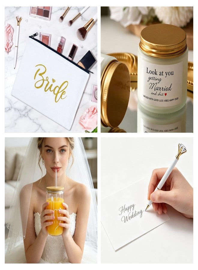 PPXMEEUDC 10 PCS Bride Gift Box Bridal Shower Gifts Bride to Be Gift Box Bachelorette Gifts for Brides Engagement Party Presents Set for Women Her Wifey Future Mrs - Image 4