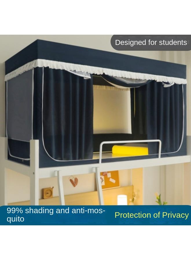Bluejw M2024 New Strong Shading Bed Curtain Mosquito Net Integrated Student Dormitory Upper And Lower Bunk Universal Dormitory Single University Q - Image 3