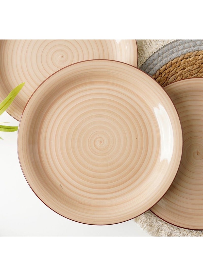 16-PIECE HAND PAINTED STONEWARE DINNR SET - Image 4