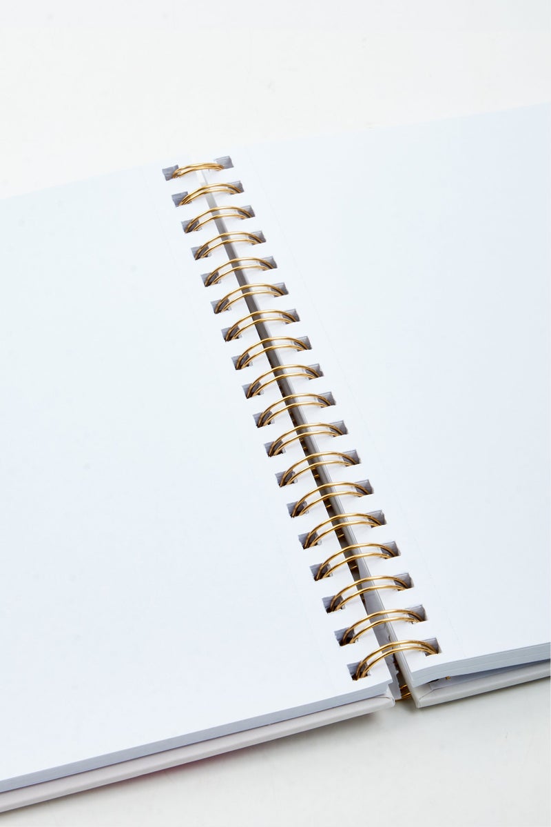 VOTUM Floral Spiral Sketchbook, Light Pink - Image 4
