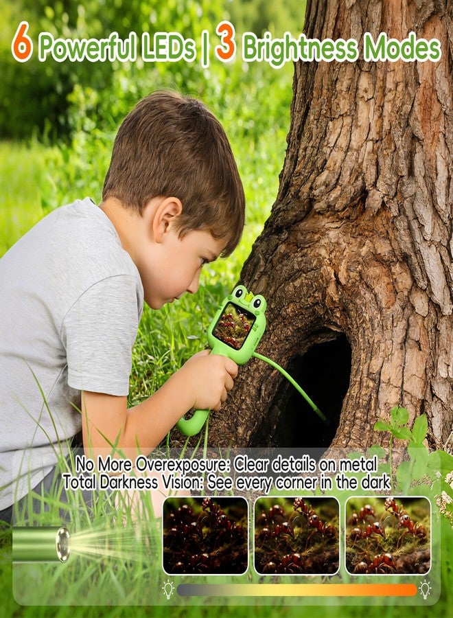 TITINICE Kids Borescope Camera with Light & 32GB SD Card, STEM Science Educational Toy for 4 5 6 7 8 9 10 Years Old Boy Birthday Gift, Snake Scope Camera with 2.4" Screen for Outdoor Camping Nature Exploration - Image 5
