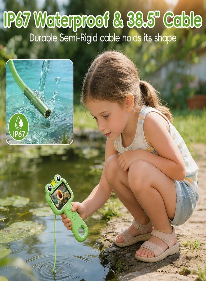 TITINICE Kids Borescope Camera with Light & 32GB SD Card, STEM Science Educational Toy for 4 5 6 7 8 9 10 Years Old Boy Birthday Gift, Snake Scope Camera with 2.4" Screen for Outdoor Camping Nature Exploration - Image 4