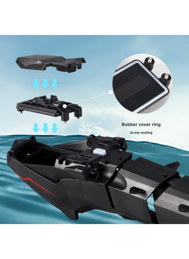 E-Commerce Hot Supply Remote Control Mechanical Snake Wireless Electric Charging Water Toy Snake Toy-Color:Green  - Image 4